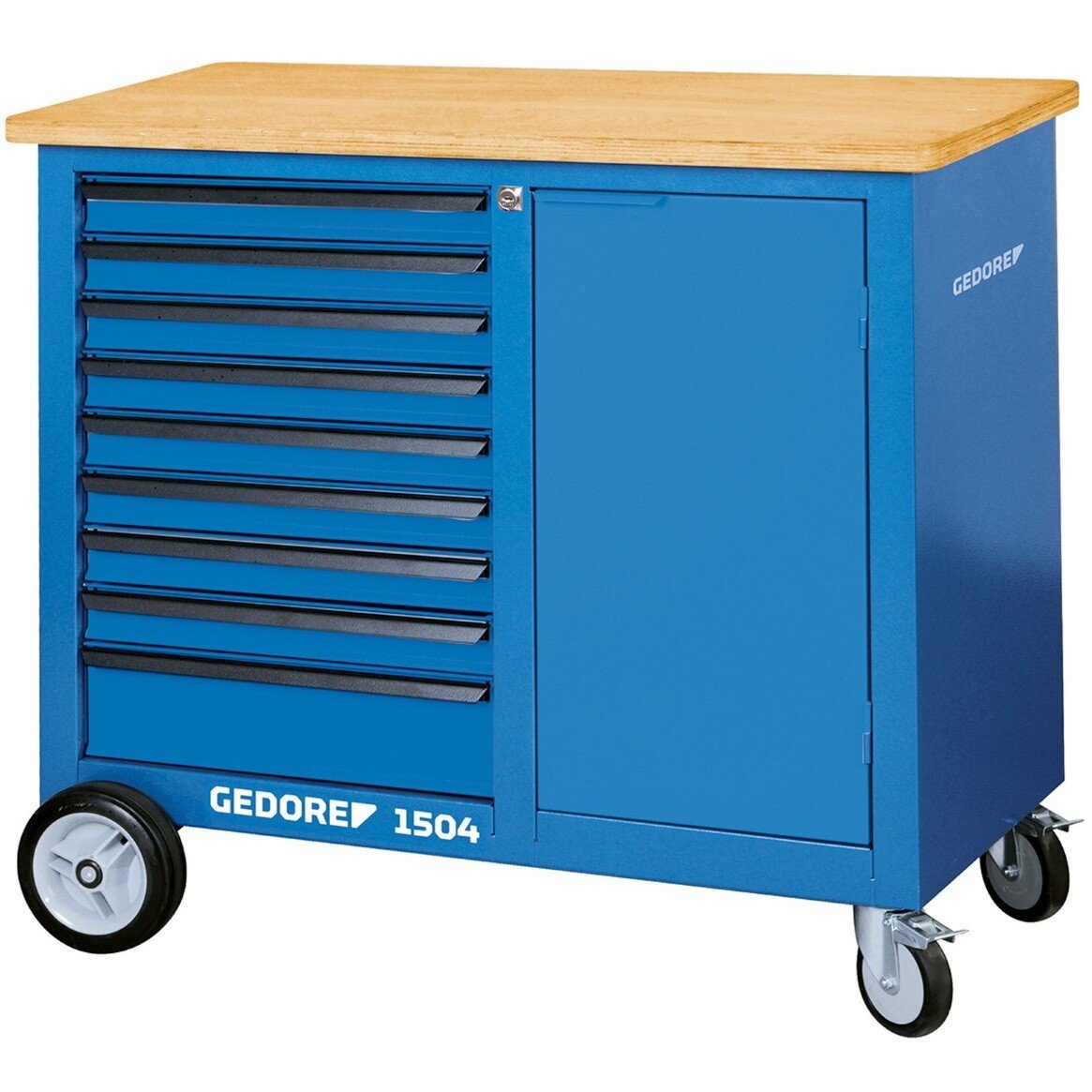 Baars federatie Nadeel Gedore 1814923 Mobile Workbench with 9 Drawers 1504 0810 from Lawson HIS