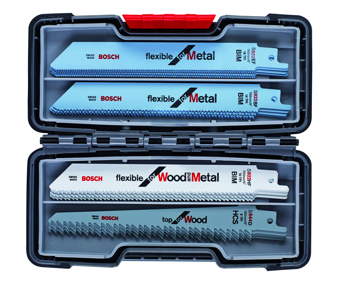 Bosch 2607010902 20-Piece Reciprocating Saw Blade Set Wood And