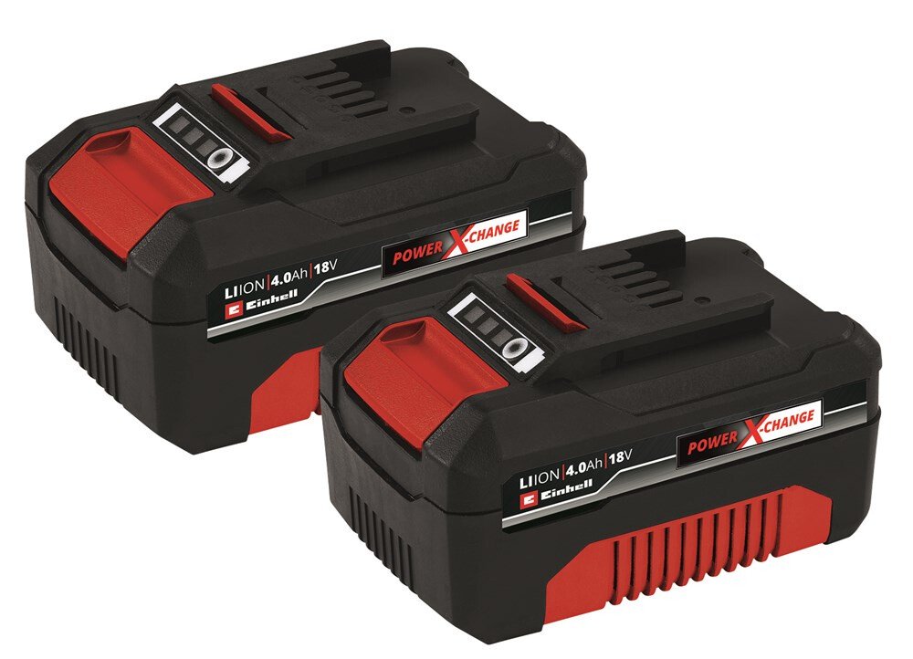 Einhell 4511489 PXC-Twinpack With 2x Power X-Change 4.0ah Batteries