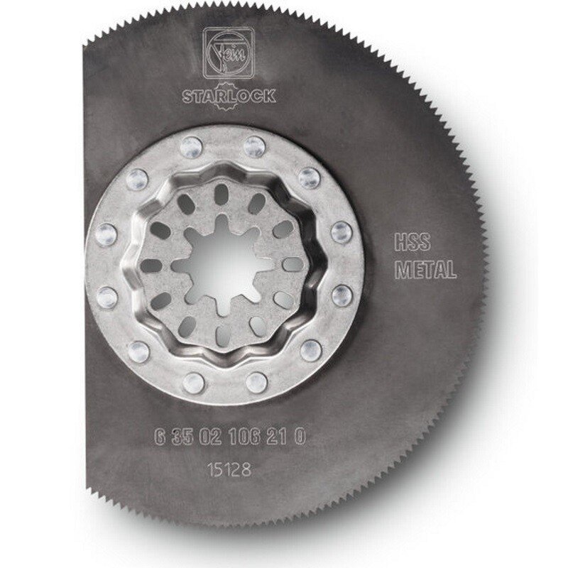 Fein 63502106230 80mm Segment Saw Blades HSS D85 Starlock (Pack of  5 x 63502106210)