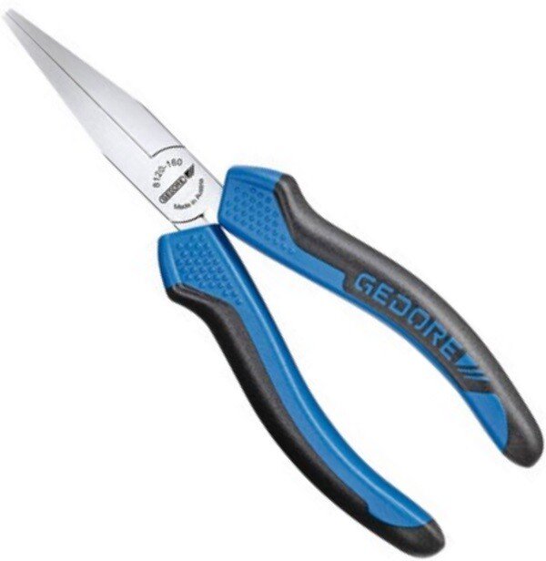 Flat nose pliers, 7'', serrated jaws