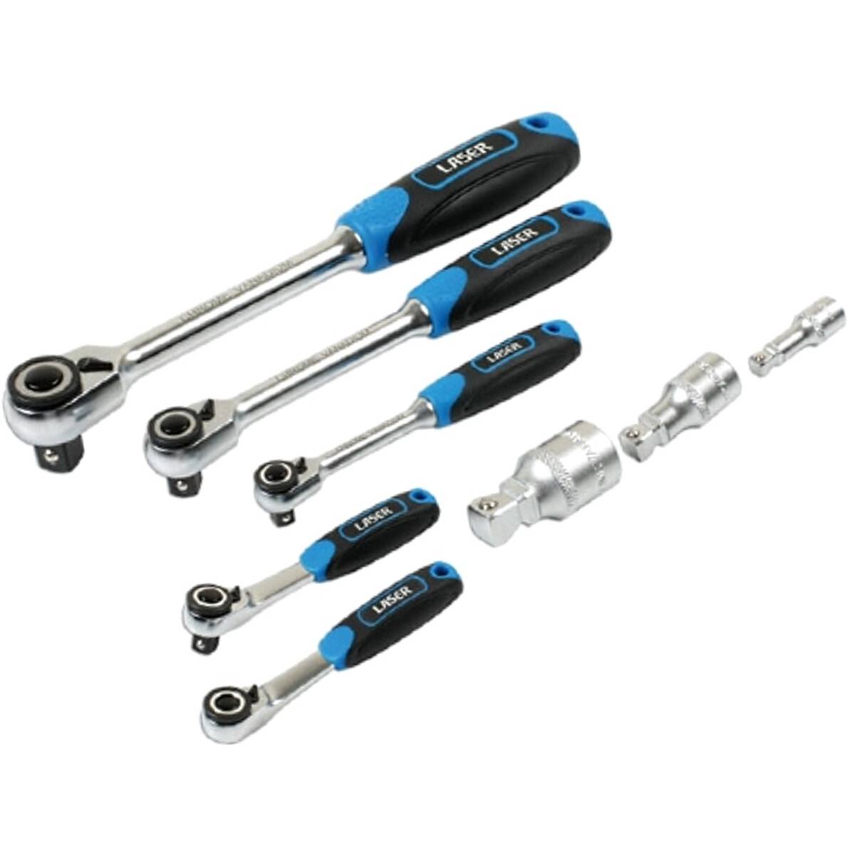 Laser 7548 Micro Head Ratchet Set 1 4 3 8 1 2 Drive From Lawson His