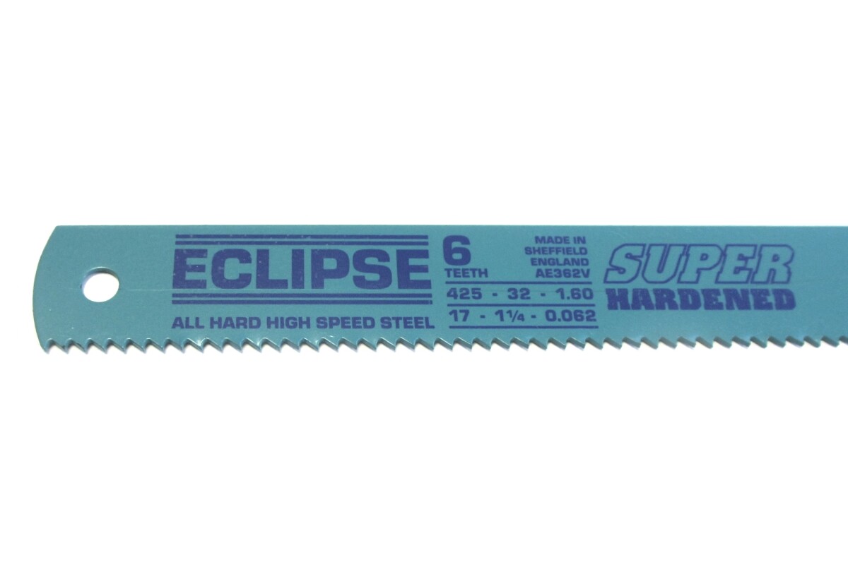 Eclipse AE362V All Hard Power Hacksaw Blades 425mm x 32mm x 1.6mm 6TPI  (17