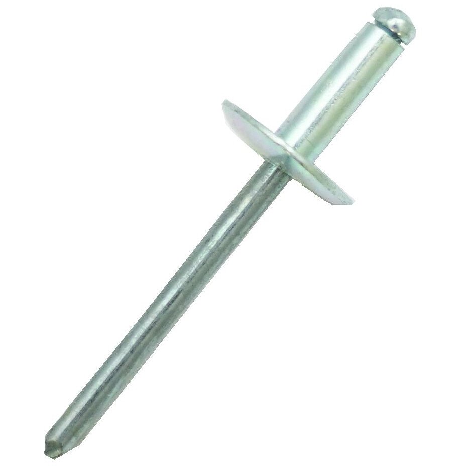 JRP OJASL3212  Aluminium/Steel Large Flange Head Rivet - 3.2 x 12mm (Box of 500)