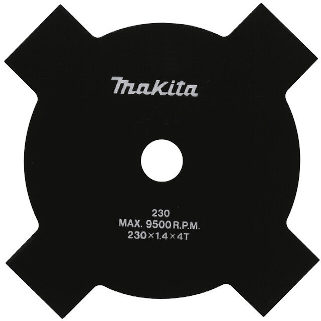 Makita B-14124 Star Brush Cutter blade 255mm x 25.4mm 4 Tooth