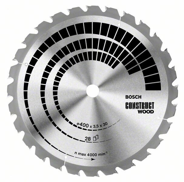 Bosch 2608640690 Construct wood for bench circular saws (nail-proof). 300 x 3.2 x 30mm