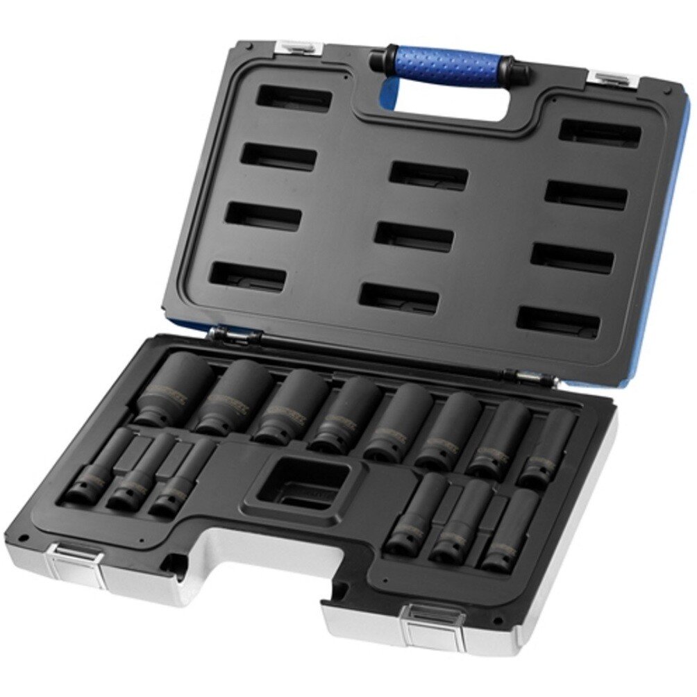 Britool E041602B Deep Impact Metric Socket Set 14 Piece 1/2" Drive BRIE041602B