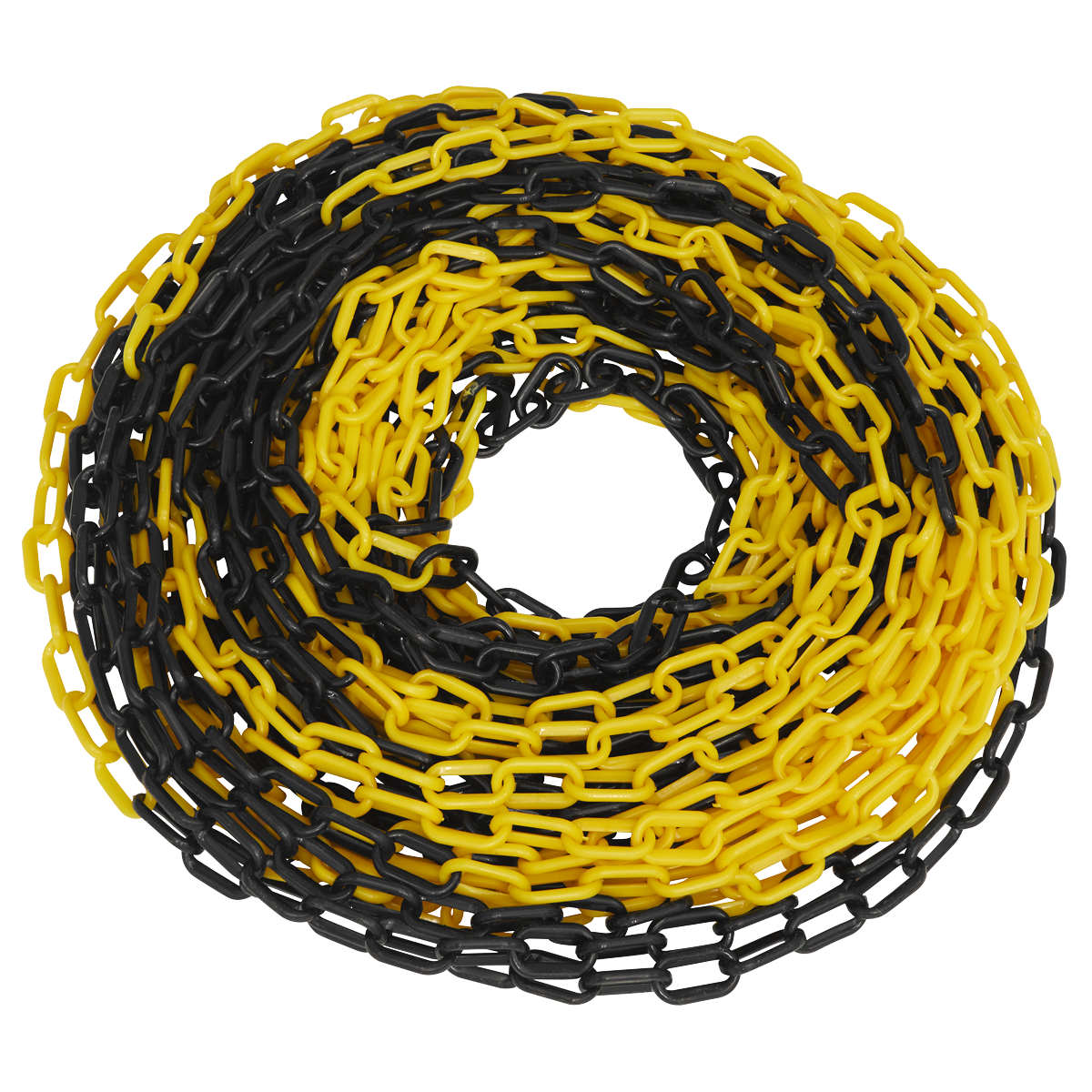 Sealey BYC25M Safety Chain Black/Yellow 25m x 6mm