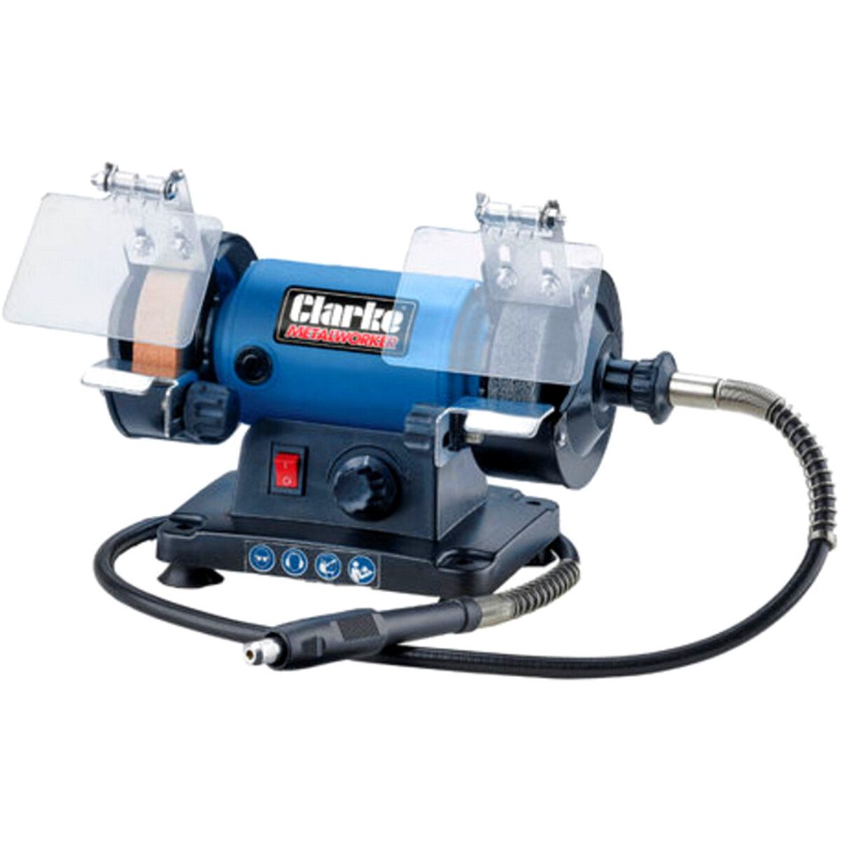 Clarke CGP75F 3” Mini Grinder/Polisher with Flexible Drive Shaft Assembly  Kit 6500072 from Lawson HIS