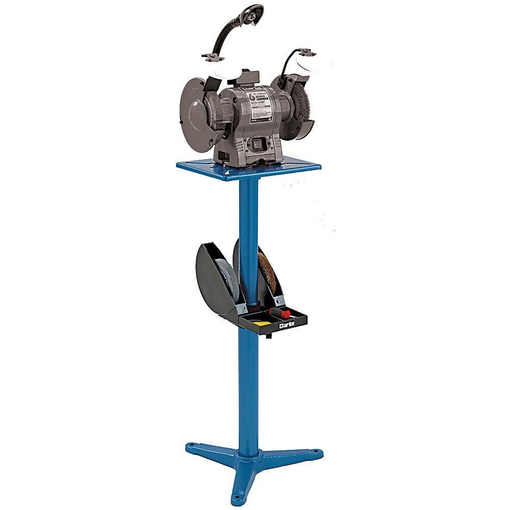 Clarke 6501142 CBGS2 Adjustable Bench Grinder Stand