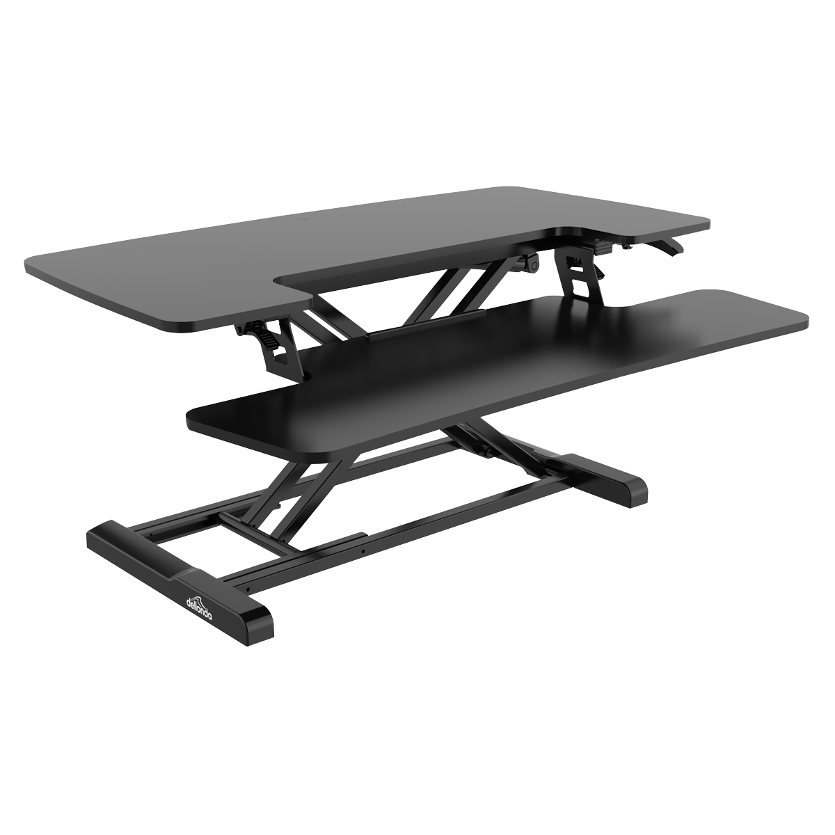 Sealey DH15 Dellonda 89cm Height Adjustable Standing Desk Converter, 50cm Max Height, 15kg Capacity - DH15