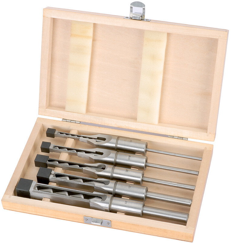 Draper 40406 AWM/5 Piece Hollow Square Mortice Chisel and Bit Set from  Lawson HIS