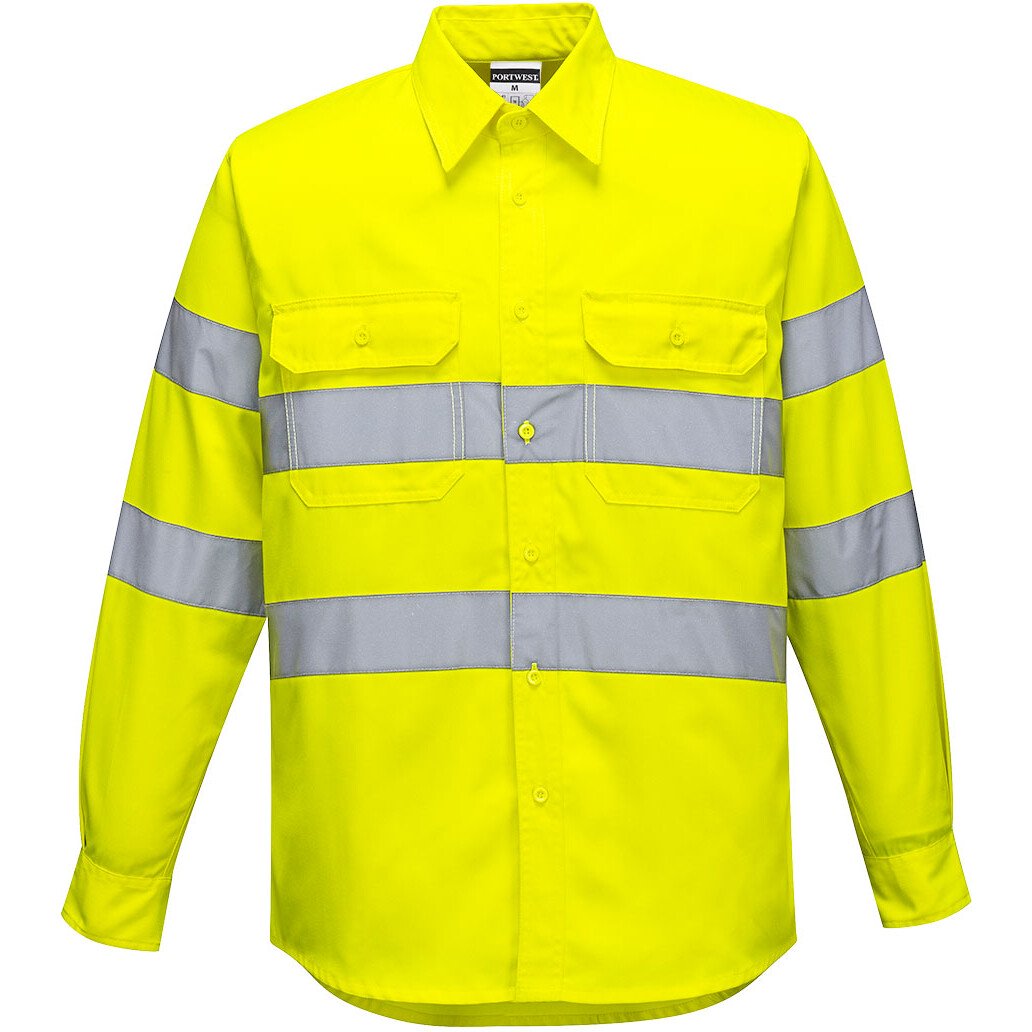 Portwest E044 Hi-Vis Yellow Shirt (42"-44" Chest)