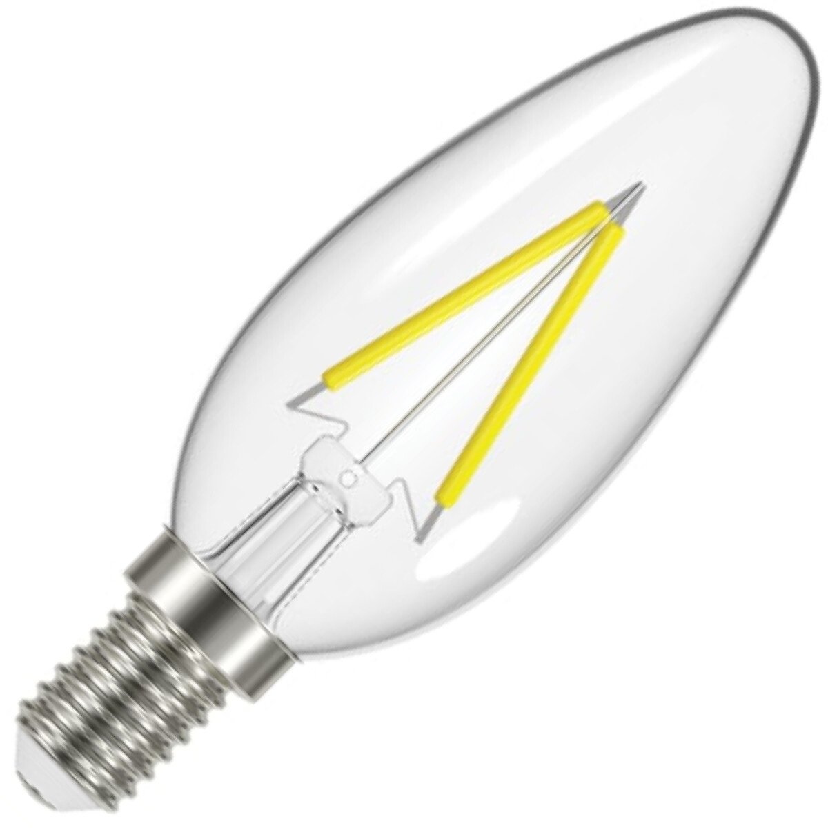 Energizer S12869 LED SES (E14) Candle Filament Non-Dimmable Bulb Warm White 470 lm 4W ENGS12869