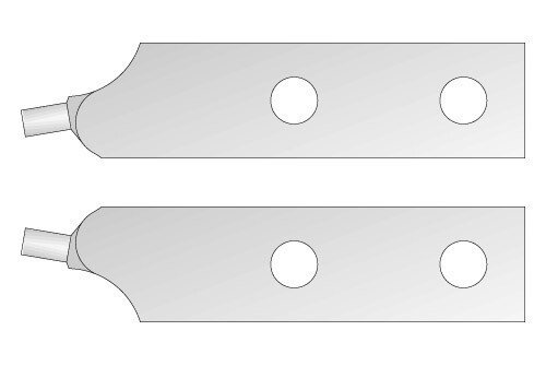 Gedore 2011700 Pair of Spare Tips 3.2 mm Diameter E-8000 J 4 EL