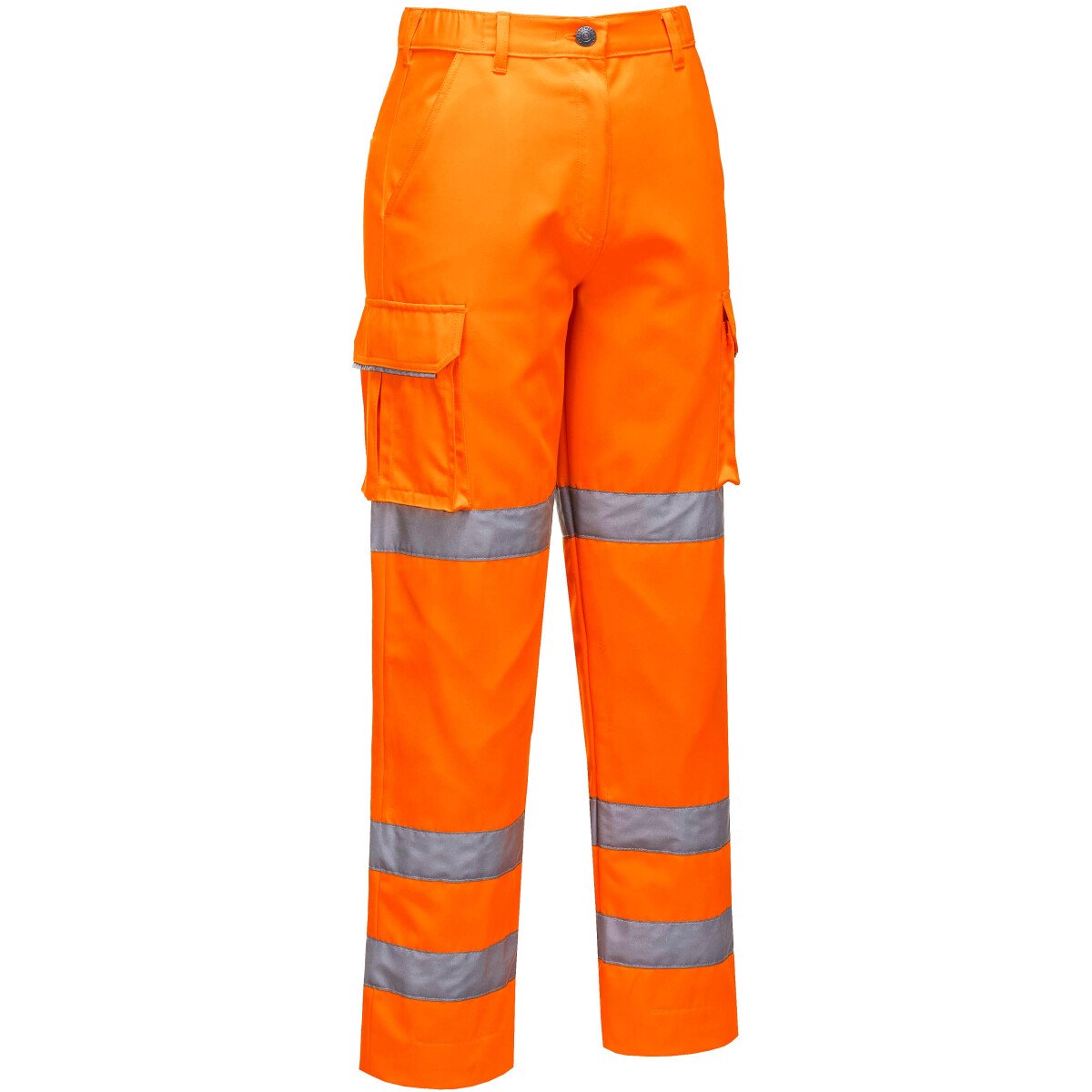 Portwest LW71 Ladies Hi-Vis Trousers High Visibility - Orange from ...
