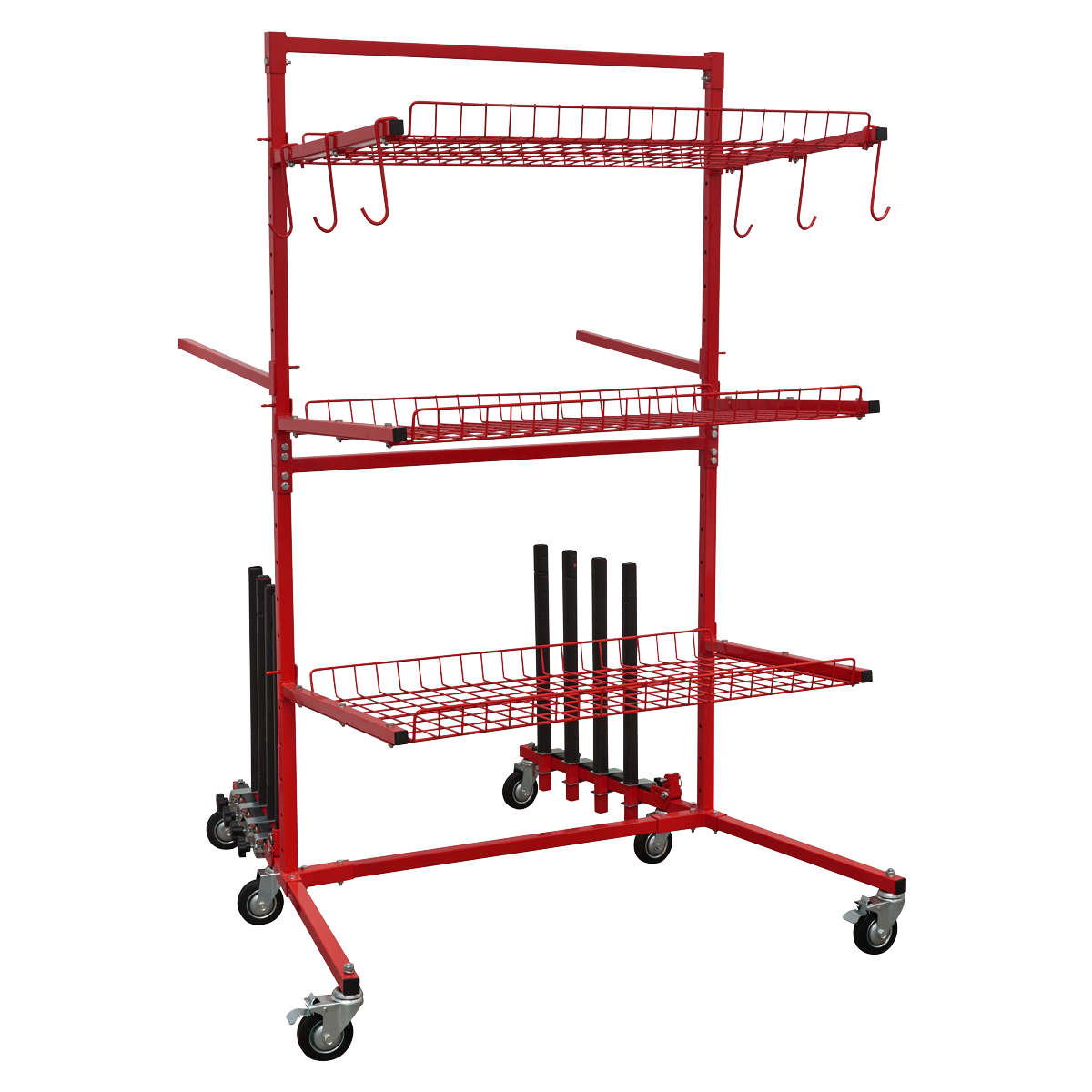 Sealey MK75 Parts Cart with Panel Train