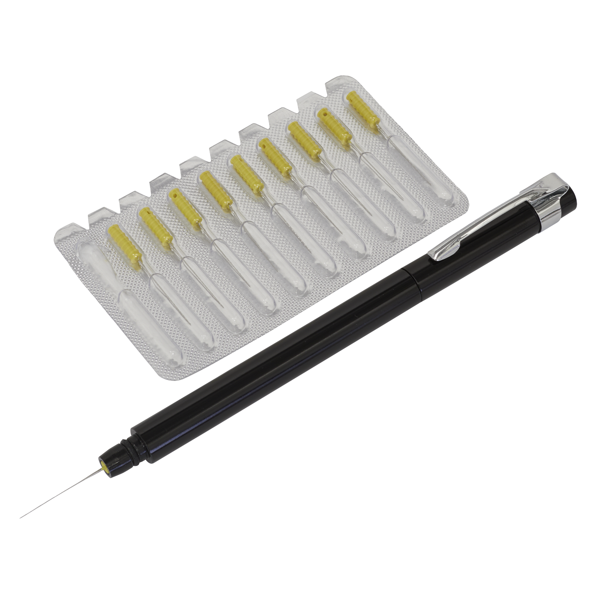Sealey MK78 Paint Dirt Removal Pen with Needle Set
