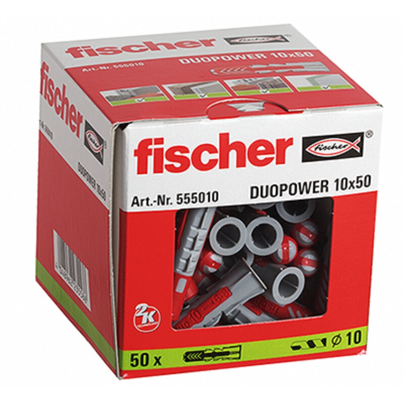 Fischer group Duo Power 8x65 50 Units Red