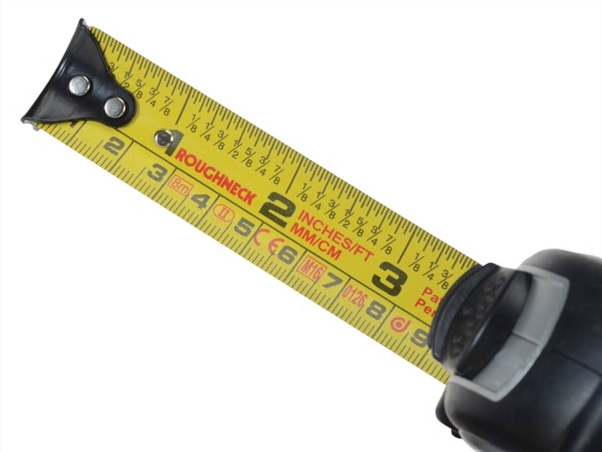 Roughneck 43-208 Tape Measure 8m / 26ft (Width 25mm) ROU43208 from Lawson  HIS