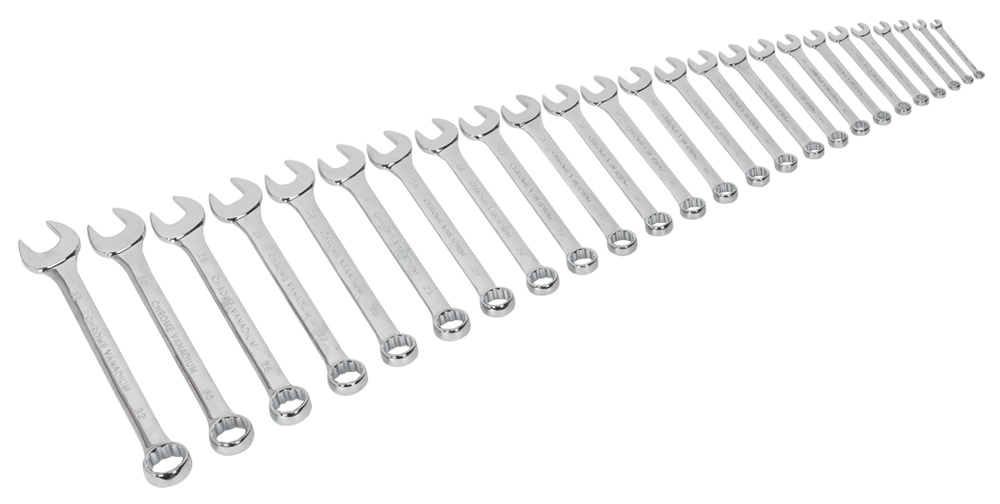 Sealey S0564 Combination Wrench Set 25pc Metric