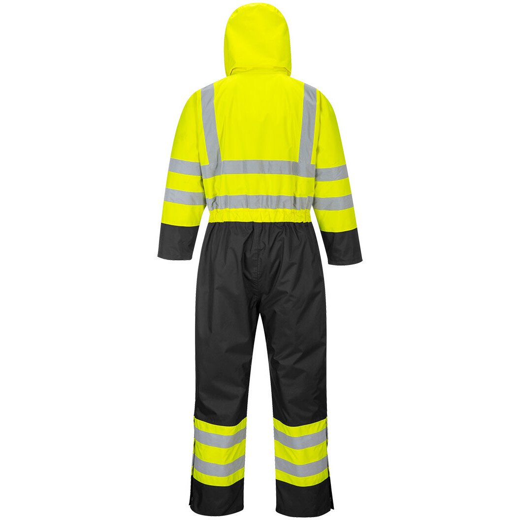 Portwest S485 Hi-Vis Contrast Coverall High Visibility - Lined from ...