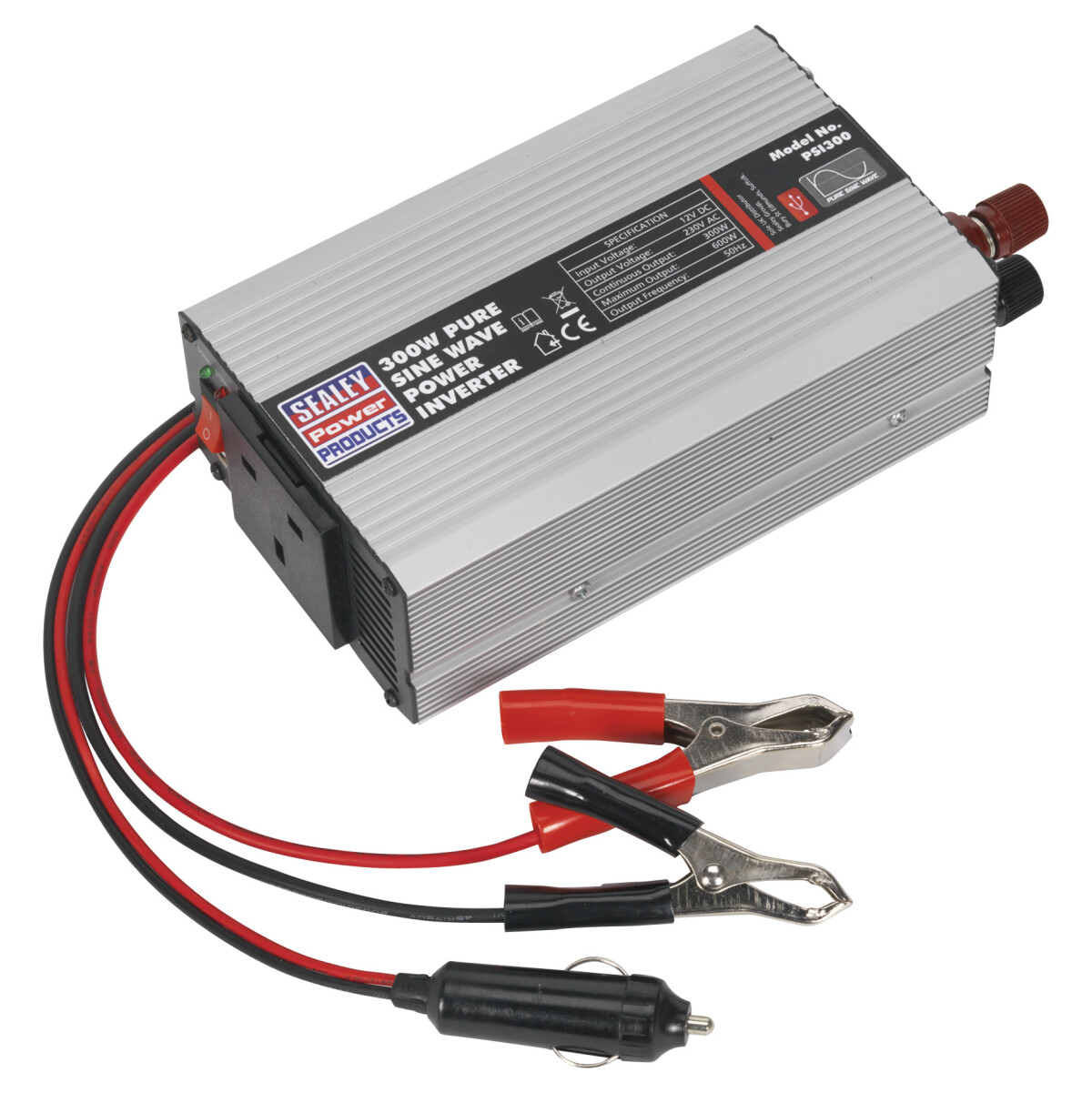 Draper 12V DC-AC Inverter 200W