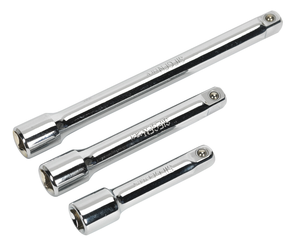 Sealey S0719 Extension Bar Set 3/8"Sq Drive 3pc from Lawson HIS