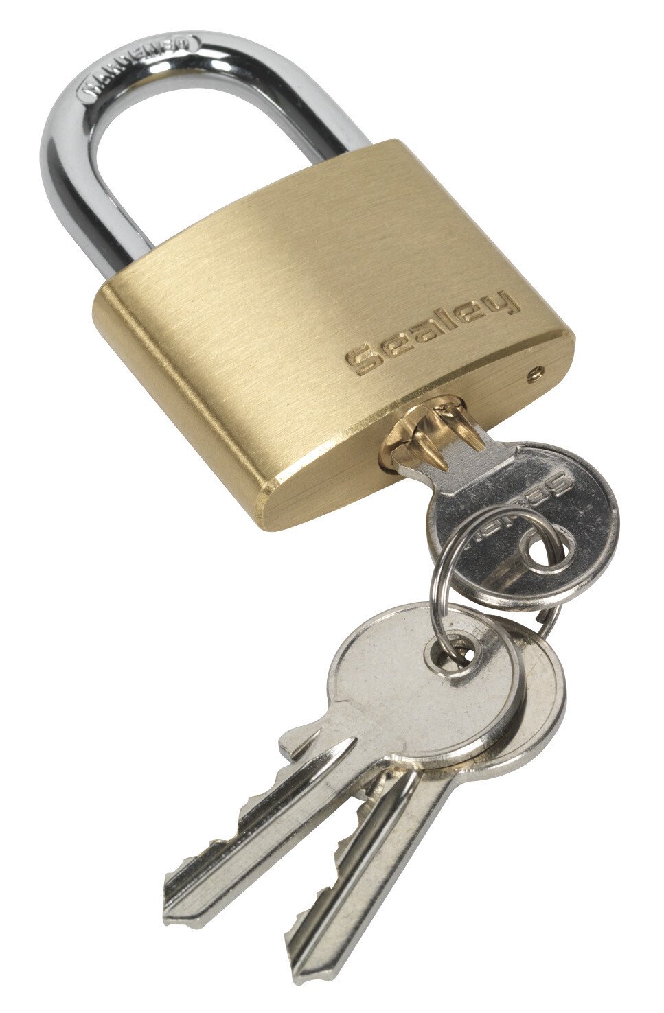 Sealey PL101 Brass Body Padlock 40mm