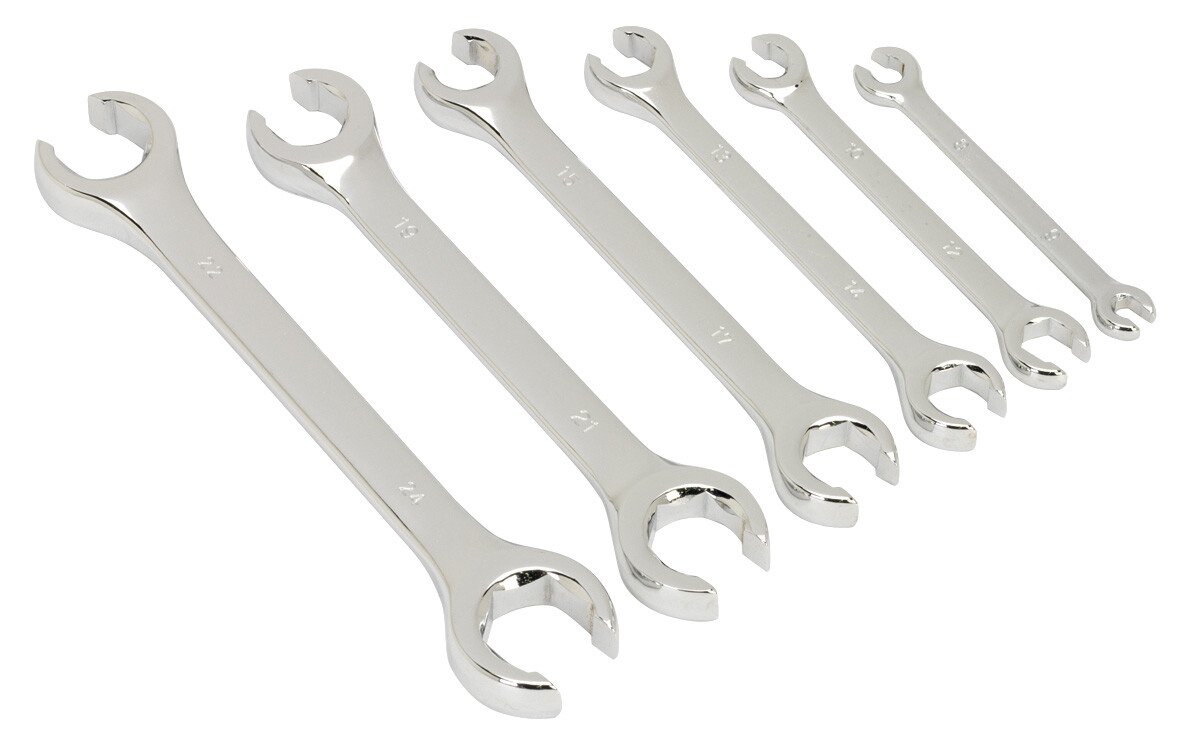Sealey S0767 Flare Nut Wrench Set 6pc Metric
