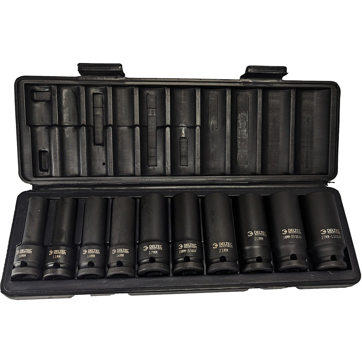 Deltec SETB4 10 Piece ½" Drive Metric Deep Impact Socket Set 