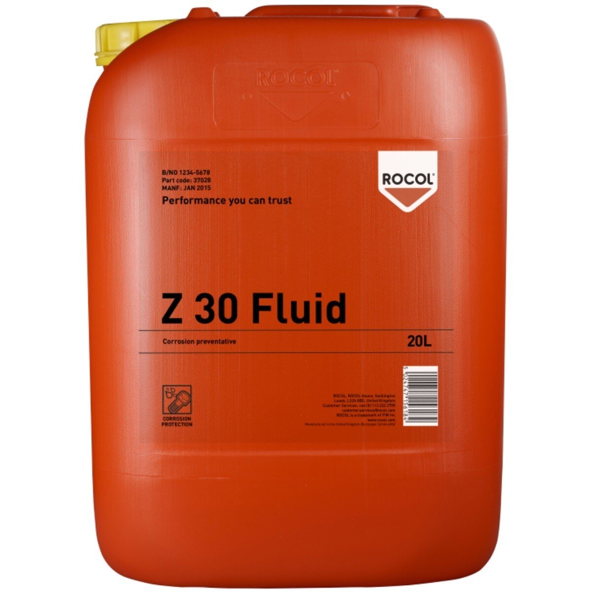 Rocol 37028 Z30 Fluid Outdoor Corrosion Inhibitor 20ltr
