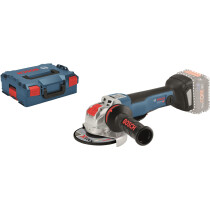 Bosch GWX18V-10PC Body Only 18V X-LOCK Brushless Connected 125mm Angle Grinder with Paddle Switch in L-BOXX