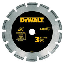 DeWalt DT3763-XJ 230mm Extreme Laser-Welded Diamond Cutting Disc for Hard Concrete and Granite