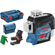 Bosch GLL 3-80 CG + BM1 12V Body Only Green Cross Line Laser L-Boxx + BM1 Universal Mount