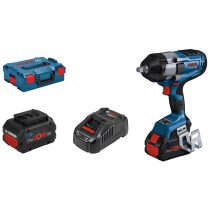 Bosch GDS18V-1000C 18V ProCORE BITURBO Brushless 1/2" Impact Wrench with 2x 8.0Ah Batteries in L-BOXX