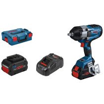 Bosch GDS18V-1000C 18V ProCORE BITURBO Brushless 1/2" Impact Wrench with 2x 5.5Ah Batteries in L-BOXX