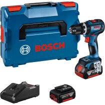 Bosch GSB 18V-90 C 18v BRUSHLESS 2 Speed Combi Drill Connection Ready 2x4.0ah in L-Boxx