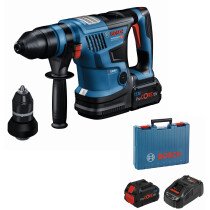 Bosch GBH18V-34CFKit 18V BITURBO Brushless SDS+ Hammer Drill with 2x 5.5Ah Batteries in Case