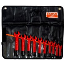 Bahco 6MV/10T Insulated Open Ended Spanner Set 10 Piece 10-22mm