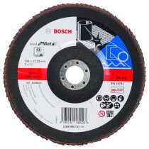 Bosch 2608606737 Flap Sanding discs for Angle Grinders . 180x22 G40