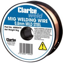 Clarke 6000475 Mild Steel Welding Wire 0.8mm 5kg