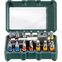 Metabo 626703000 15pce Screwdriver Bit Set