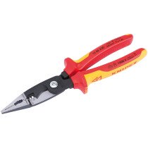 Knipex 13 88 200UKSBE VDE 200mm Electricians Universal Installation Pliers 80803