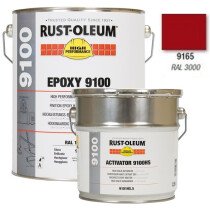 Rustoleum 9165.5 Topcoat with Activator 2-Pack Red Finish 5ltr (9165.5+9101)