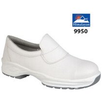 Himalayan 9950 Microfibre Toecap Protection Slip-On Shoe - White - Size 5 - Clearance Size