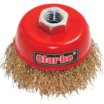 Clarke 1801558 75mm Wire Cup Brush (M14)