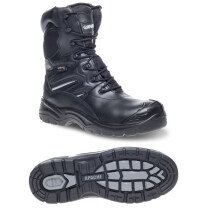 Apache Combat Black High Leg Safety Boot 