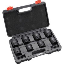 Clarke CIS83/4M 8 Piece 3/4" Square Drive Impact Socket Set Metric 1800370