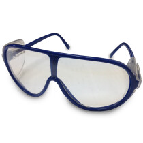 JSP ILES Mirage Safety Spectacles with Clear Lens and Blue Frame